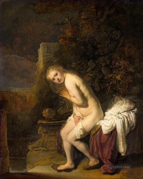 Rembrandt van Rijn Painting - Susana y los ancianos Rembrandt